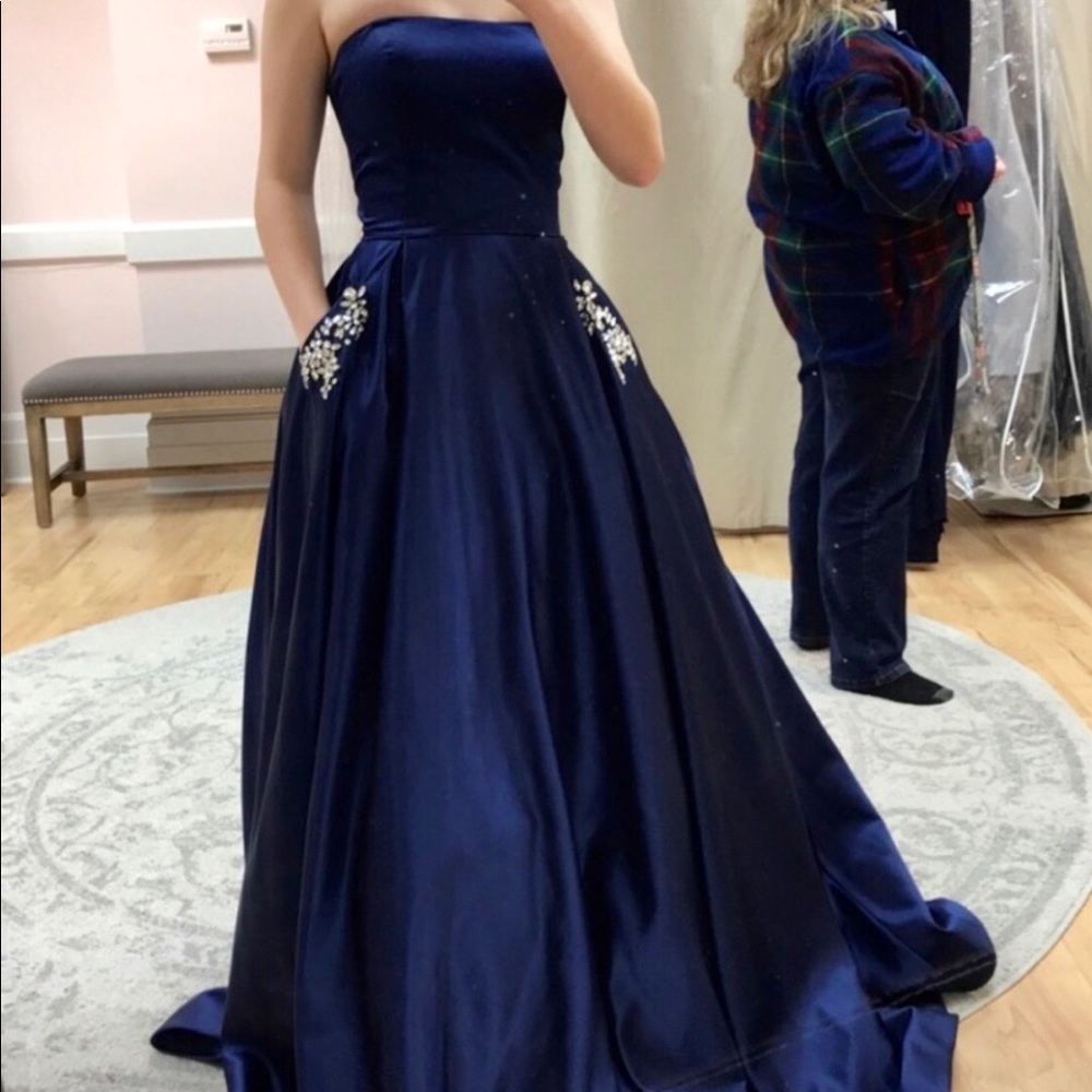 Sherri Hill Ballgown #50812 in Royal Blue